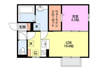 リヤン【1階】の間取り