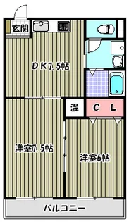 サンシャイン堺東【4階】の間取り