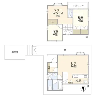 東京都調布市深大寺東町8【一戸建】の間取り