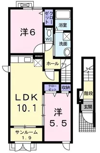 Rian【2階】の間取り