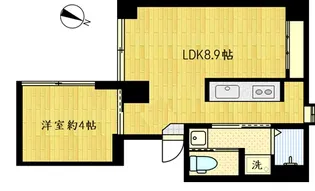 メゾン・ド・ティーニュ【1階】の間取り