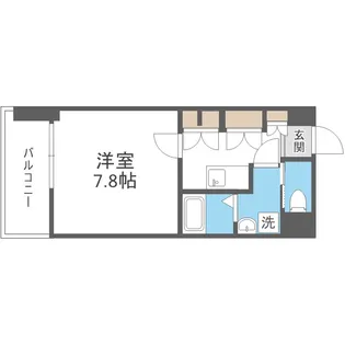 ラナップスクエア難波II【3階】の間取り