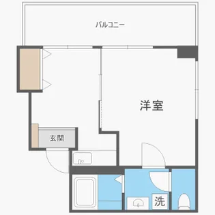 カーサアリエッタ大橋【3階】の間取り
