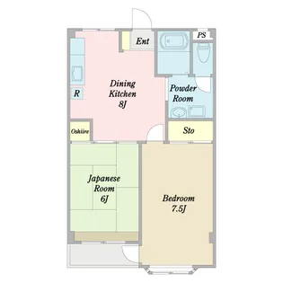 ハートビートキリン【1階】の間取り