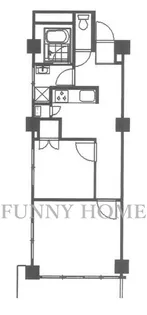 秀和都立大レジデンス【7階】の間取り