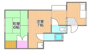 十日市アパート【1階】の間取り