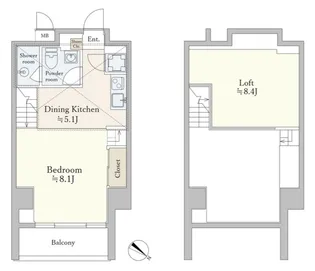 taliesin CY【5階】の間取り