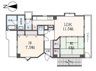 オーチャード【2階】の間取り