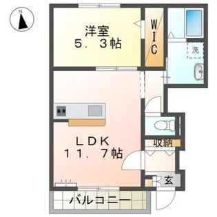 福岡県福岡市城南区片江1【アパート】の間取り