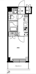 ルーブル川崎中丸子【6階】の間取り