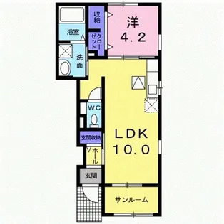 グランデ成長A【1階】の間取り