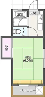 コーポみき【3階】の間取り