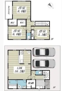 埼玉県鶴ヶ島市大字藤金【一戸建】の間取り