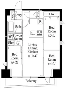 CLK南千住【6階】の間取り