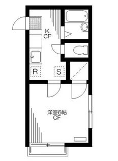 サンティーナS【1階】の間取り