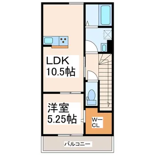 武蔵ヶ丘エステラブル【2階】の間取り