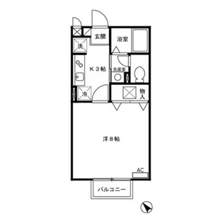 ラックスハイム鶴川台 I【1】【2階】の間取り