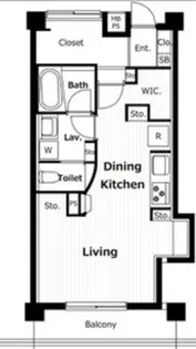 若松町サマリヤマンション【3階】の間取り
