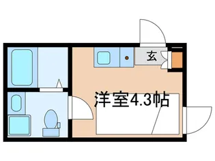LE DIAMANT明大前【3階】の間取り