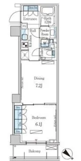 パークアクシス表参道レジデンス【2階】の間取り