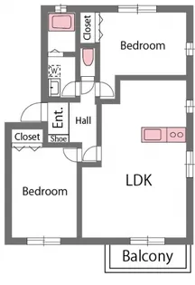 グランデステージ日吉B棟【1階】の間取り