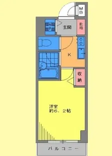 パレステュディオ白金高輪【3階】の間取り