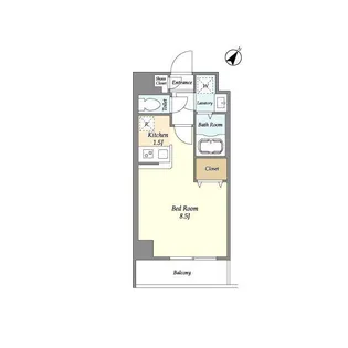 アルファコート常盤台3【3階】の間取り