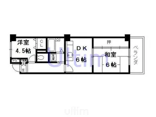 トーカン淀本町マンション【3階】の間取り
