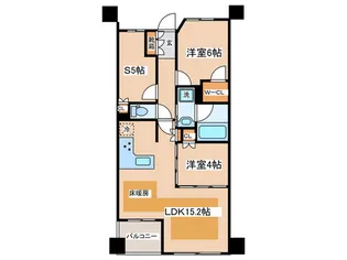 アールブラン大倉山【3階】の間取り