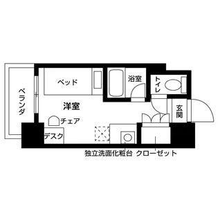 エコールヴィレ赤羽志茂【4階】の間取り
