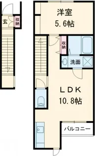 シャインS栄田【2階】の間取り