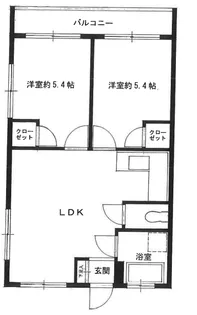 高野マンション【3階】の間取り