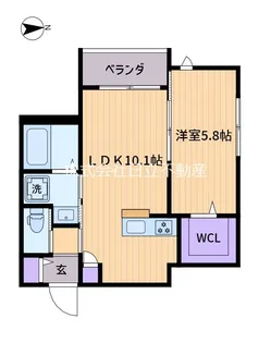 シャモニー【2階】の間取り