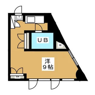 朝霞ロイヤルコーポ【4階】の間取り