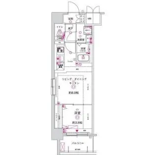 CREST TAPP 京都西京極 dex【5階】の間取り