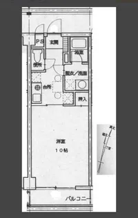 マンションリバーイン【3階】の間取り
