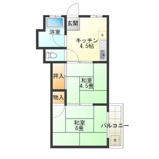 池内マンション【5階】の間取り