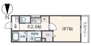 メイプルヒルズ経堂【1階】の間取り
