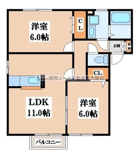 エーデルハイム【2階】の間取り