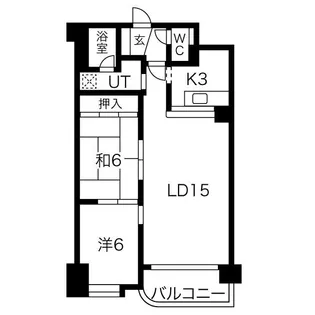 ベルサエレンシア【2階】の間取り