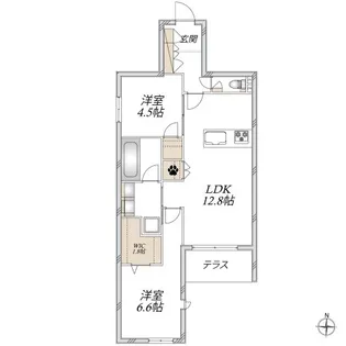 L’s Plus 豊玉中【1階】の間取り