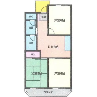メゾン長井【3階】の間取り