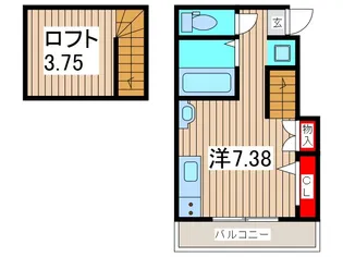 Liberta芝下【2階】の間取り