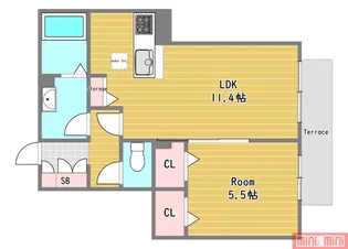 ハンプトンズ【1階】の間取り