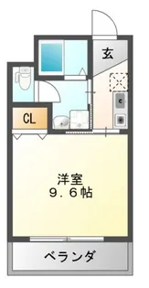 ドミール白鳥【3階】の間取り