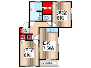 グレ-スメゾン【2階】の間取り