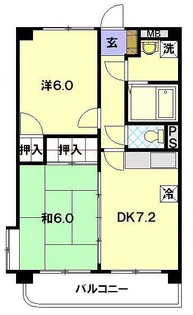 フルーラル花園【2階】の間取り