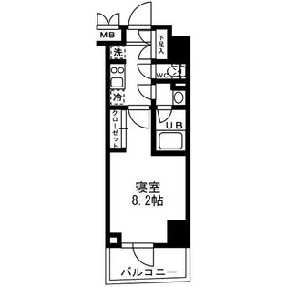 レジディア亀戸(レジディアカメイド)【7階】の間取り