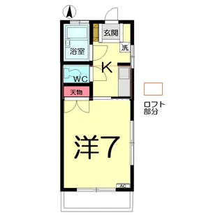 グリーンヒルズ壱番館【2階】の間取り