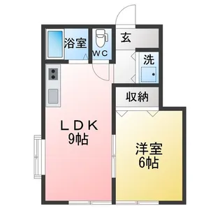 富士見が丘パークハイツ【1階】の間取り